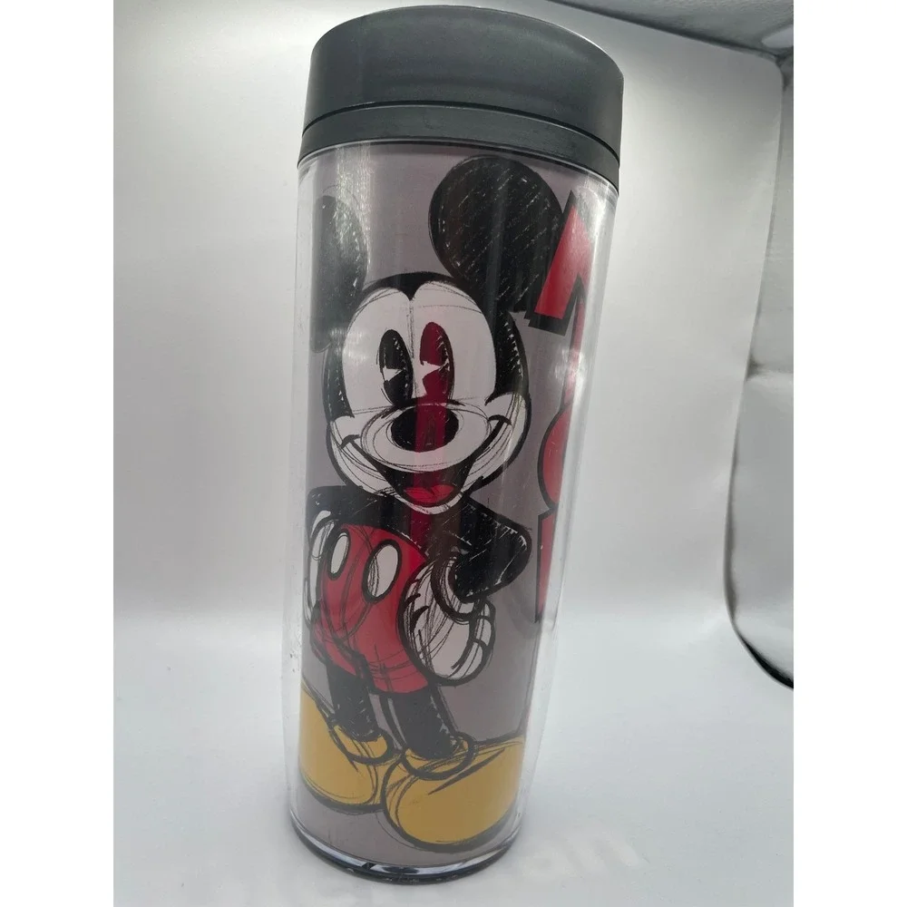 Jerry Leigh Disney Mickey Mouse Sketch Travel Tumbler Grey 18oz 533ml #940